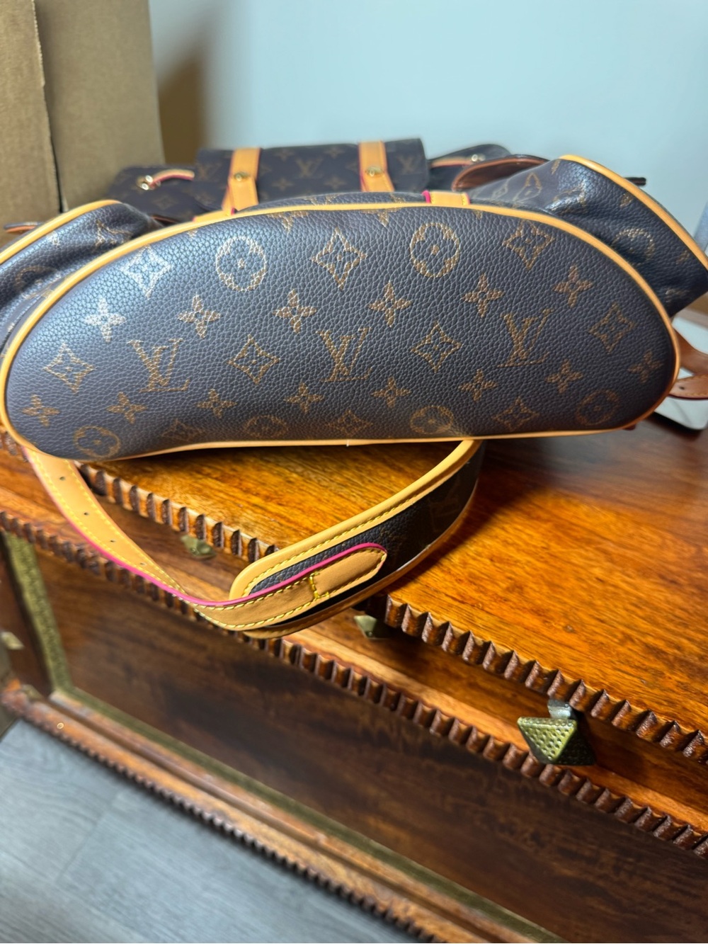 Brown Backpack. No Brand. Brand New. - Picture 4 of 8